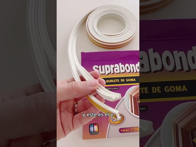 Vídeo relacionado con YOUSHARES Tiras de Sellado para Puertas y Ventanas, Goma Adhesiva de EPDM, 10M Total, D-Shaped Burlete Puerta Entrada Aislamiento Térmico para Espacios de 5-7mm (Marrón)