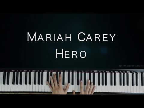 Hero - Mariah Carey piano tutorial