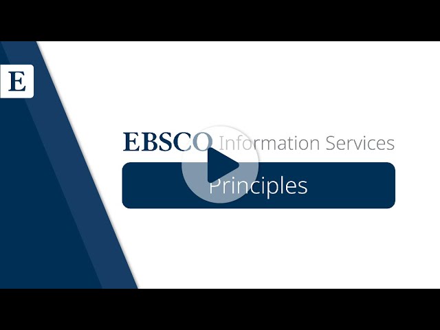EBSCO Information Services product / service
