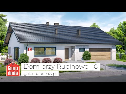 Projekt domu przy Rubinowej 16 - GaleriaDomow.pl