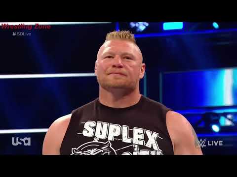 Brock Lesnar attack Kofi Kingston