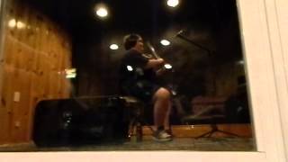 Michael Cleavland in  the studio