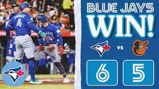 Blue Jays score SIX unanswered runs to steal win in Baltimore!