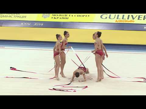 Team BULGARIA (BUL) 5 Ribbons - Junior - 2019 DERIUGINA CUP Grand Prix