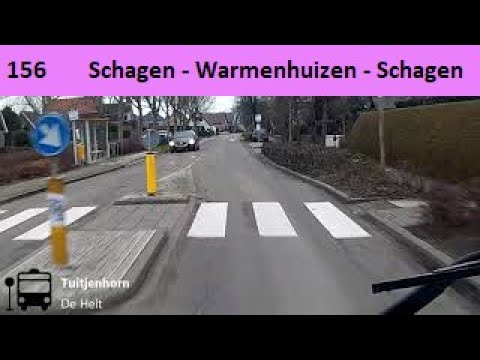 Lijn 156: Schagen - Warmenhuizen - Schagen (middagroute) (+ omleiding Landbouwstraat) (2019)