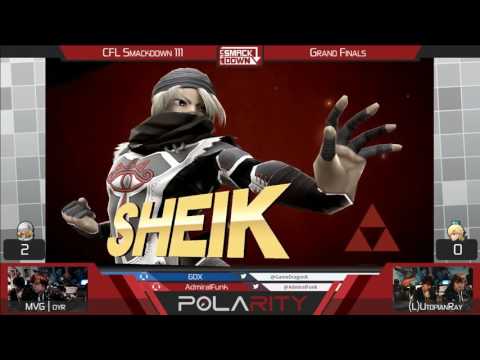 CFL Smackdown 111 WiiU - MVG Dyr (Sheik) vs UtopianRay (Rosalina) - Grand Finals