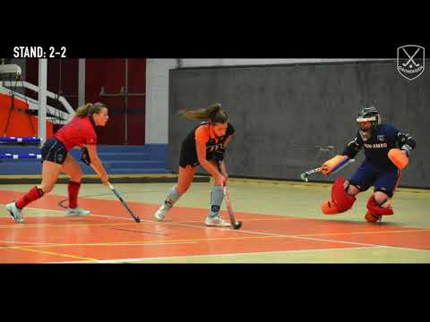 12-01-2020 Hoofdklasse Zaal GHHC Groningen D1 - Laren MHC D1 :  2 - 2