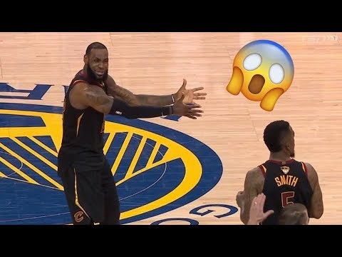 "MAI VISTO!" La FOLLIA di J.R. Smith nel finale di GARA 1 delle Finals 2018! (Live🎙F.Tranquillo)