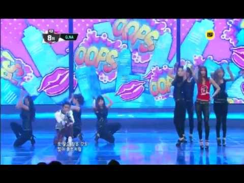 지나_Oops(Oops by G.NA@Mcountdown 2013.3.21)