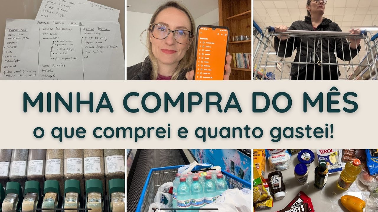 PASSO A PASSO PARA PLANEJAR SUAS COMPRAS DO MÊS | Como eu economizo nas compras do mês
