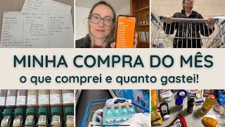 PASSO A PASSO PARA PLANEJAR SUAS COMPRAS DO MÊS | Como eu economizo nas compras do mês