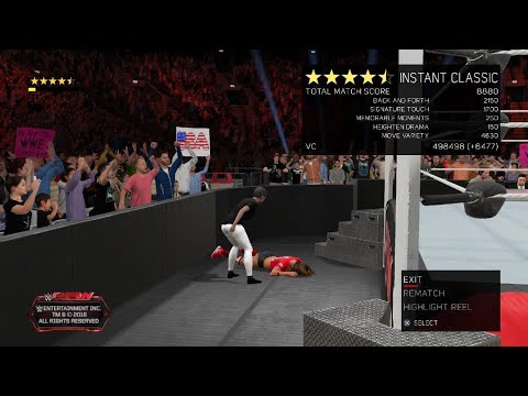 WWE 2K17: Low blow to nikki Bella