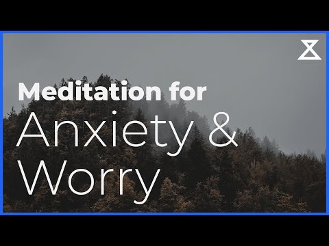 Guided Meditation for Anxiety and Worry (20 Min, Voice Only, No Music)