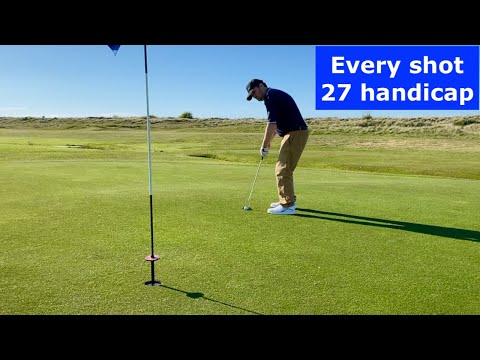 Every Shot of a 27 Handicap Golfer's Round
