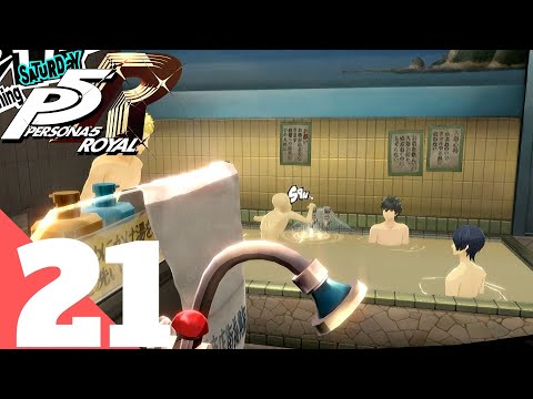 Persona 5 Royal English Full Walkthrough Part 21 Joker + Ryuji + Yusuke Take Bath Together
