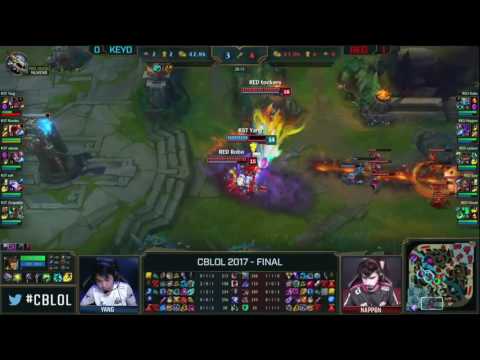 Melhores Momentos FINAL CBLOL 2017 RED CANIDS X KEYD STARS SEGUNDA PARTIDA