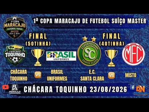 #---- 🏆 1ª Copa Maracaju de Futebol Suíço 40+ e 50+ 🏆 FINAIS 🏆 ⚽ (2 JOGOS) ⚽