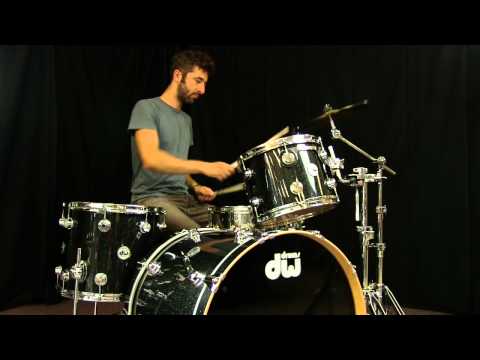 DW Drums Collector's Black Ice With Chrome Hardware