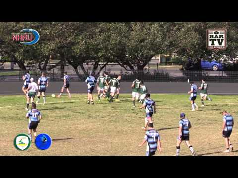 2015 NHRU Round 16 Premier 2 Highlights - Merewether Carlton v Nelson Bay