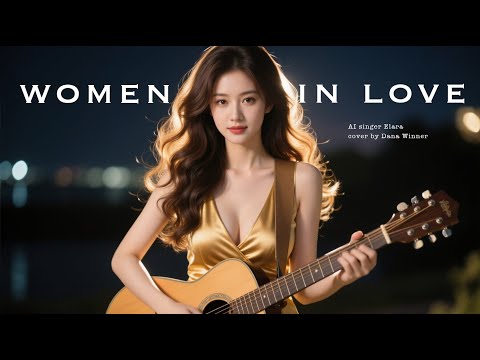 Woman in Love - Dana Winner | Golden dress | AI Cover | #danawinner #masonmusic #aicover #80smusic