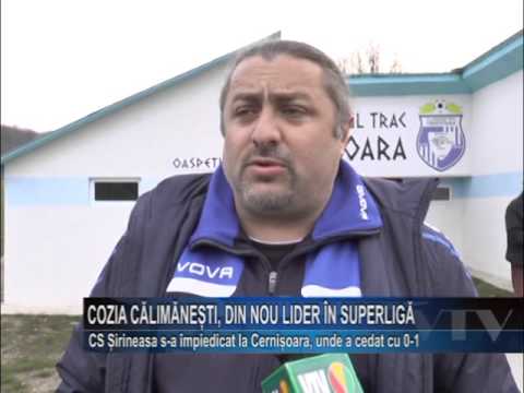 Cozia Calimanesti, din nou lider in Superliga