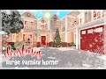 Bloxburg | 2 Story Christmas Family Home | Roblox | House Build