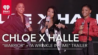 Chloe x Halle Talk About Crying Watching &quot;A Wrinkle In Time&quot; Trailer | Exclusive Interview