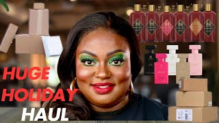 Huge Holiday Beauty Haul 2024: Makeup, Skincare, & Fragrance | I Spent All My Christmas Money Pt 2