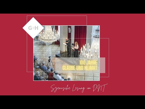 100 Jahre "Glaube + Heimat": Szenische Lesung des Dramas im DNT Weimar