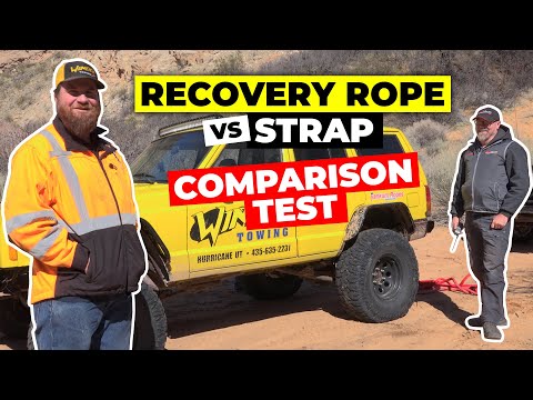 TESTING Recovery Rope vs Strap - Matt's Off Road Recovery and MadMatt 4WD do a COMPARISON TEST
