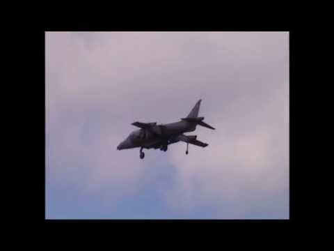 RAF Harrier Jump Jet solo display