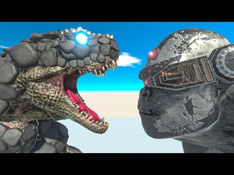 CyborgKong Fights in Golden Gate - Animal Revolt Battle Simulator