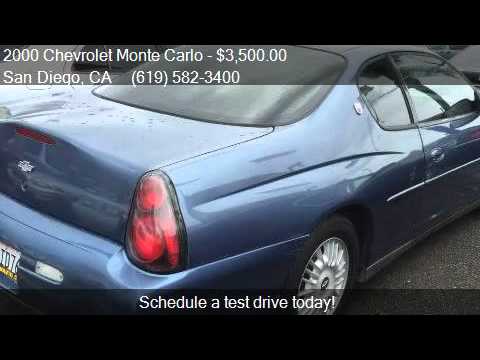 Thumbnail for 2000 Chevrolet Monte Carlo LS 2dr Coupe for sale in San Dieg