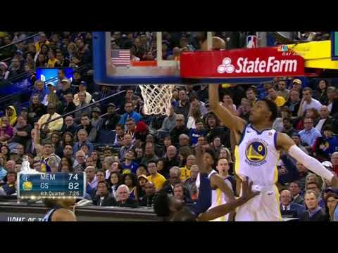 Patrick McCaw offensive board dunk