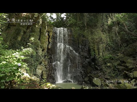【佐賀県唐津市の風景：４K映像】女滝（肥前の三滝）(令和7年7月10日撮影：肥前町納所 ）