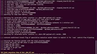 Download the video "BlindSide - Exploit 1: Breaking KASLR with speculative probing to mount a kernel ROP exploit"