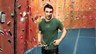 Rock Climbing for Beginners- Video 4- Setting Up As The Belayer