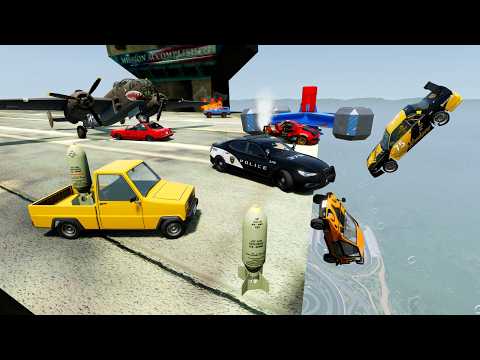 Random Car Destruction Derby on an Airplane