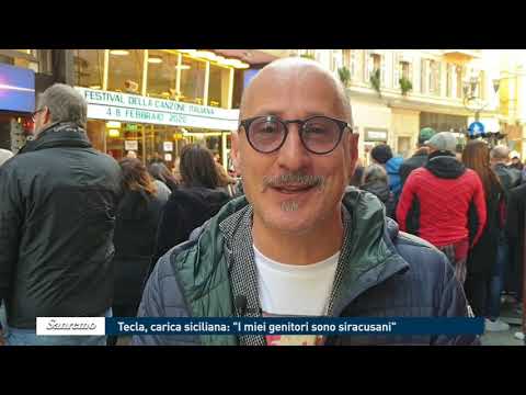 Sanremo: Tecla, carica siciliana: "I miei genitori sono siracusani"