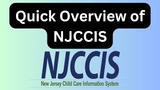 NJCCIS Tutorial (New Jersey Child Care Information System)