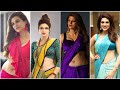 Shraddha Das Flaunts Her Navel In Saree