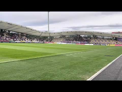 Navijanje pred tekmo Nk Maribor - Mura