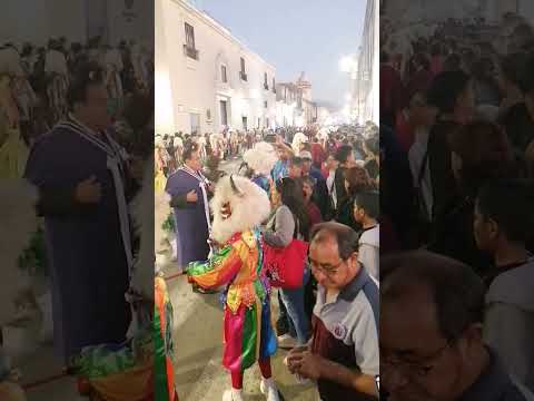 😈 #diablos danzantes qué acompañan a la #virgen Candelaria del Socorro #huanchaco #trujillo #danza