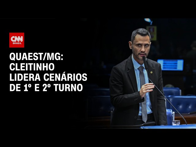Quaest: Cleitinho lidera 1º e 2º turno contra Kalil, Pacheco e Simões | CNN NOVO DIA