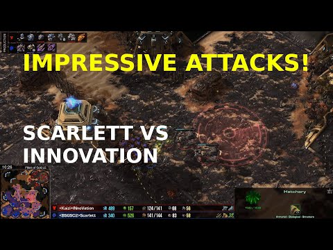 Starcraft 2 - Impressive Attacks! - Scarlett vs Innovation - ZvT - [2020]