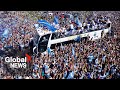 Millions crowd streets of Buenos Aires as Argentina holds national holiday for World Cup victory