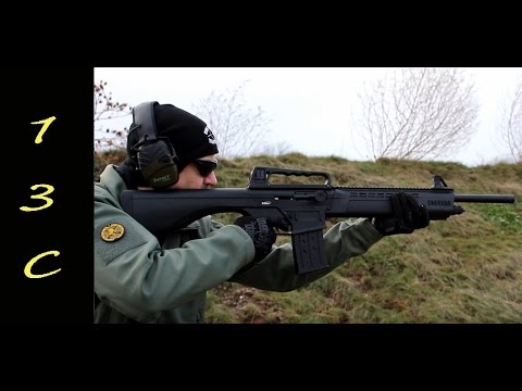KRX Tactical 12ga Shotgun review w/ Slug, Buck, birdshot and disassembly - TriStar
