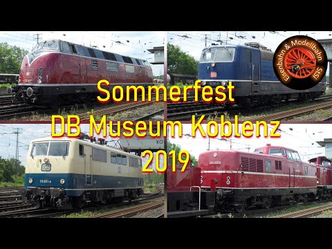 Summer Festival DB Museum Koblenz 2019 – "From the Federal Railway to DB AG. 1949 to the present ...