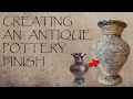 Giving A Broken Vase An Antique Pottery Finish