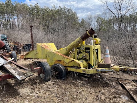 Will it Start?  Old Detroit Diesel Woodchipper